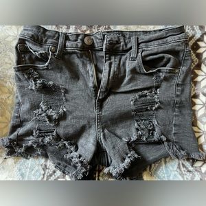 Aeropostale Vintage High Rise Shorty size 8 Jean shorts